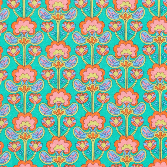 Liberty Fabrics Peacock Posy A Tana Lawn Cotton