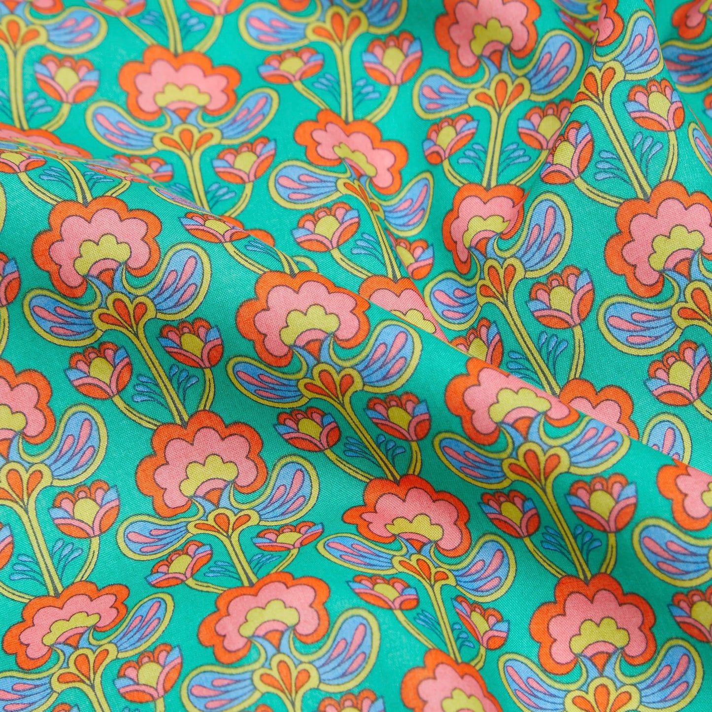 Liberty Fabrics Peacock Posy A Tana Lawn Cotton