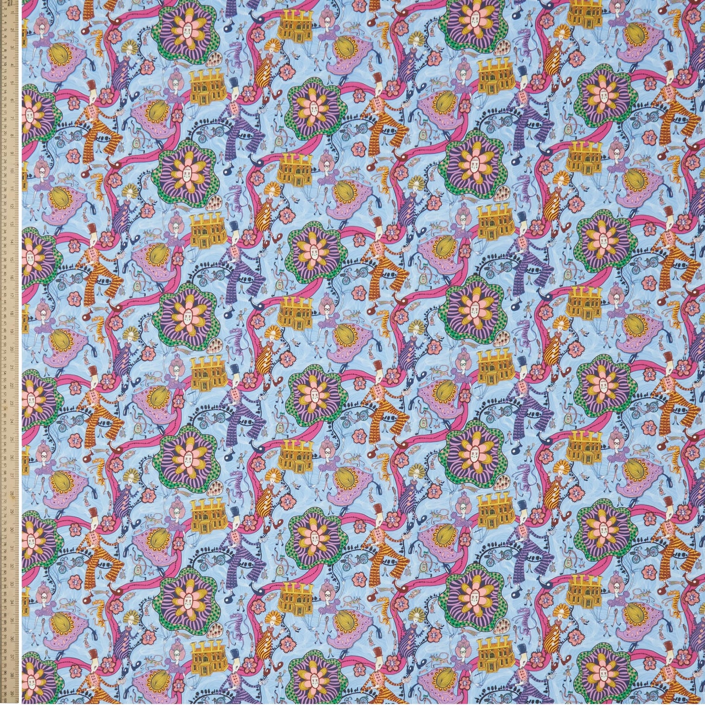 Liberty Fabrics Grayson Perry for Liberty Shirley Smith B Tana Lawn Cotton