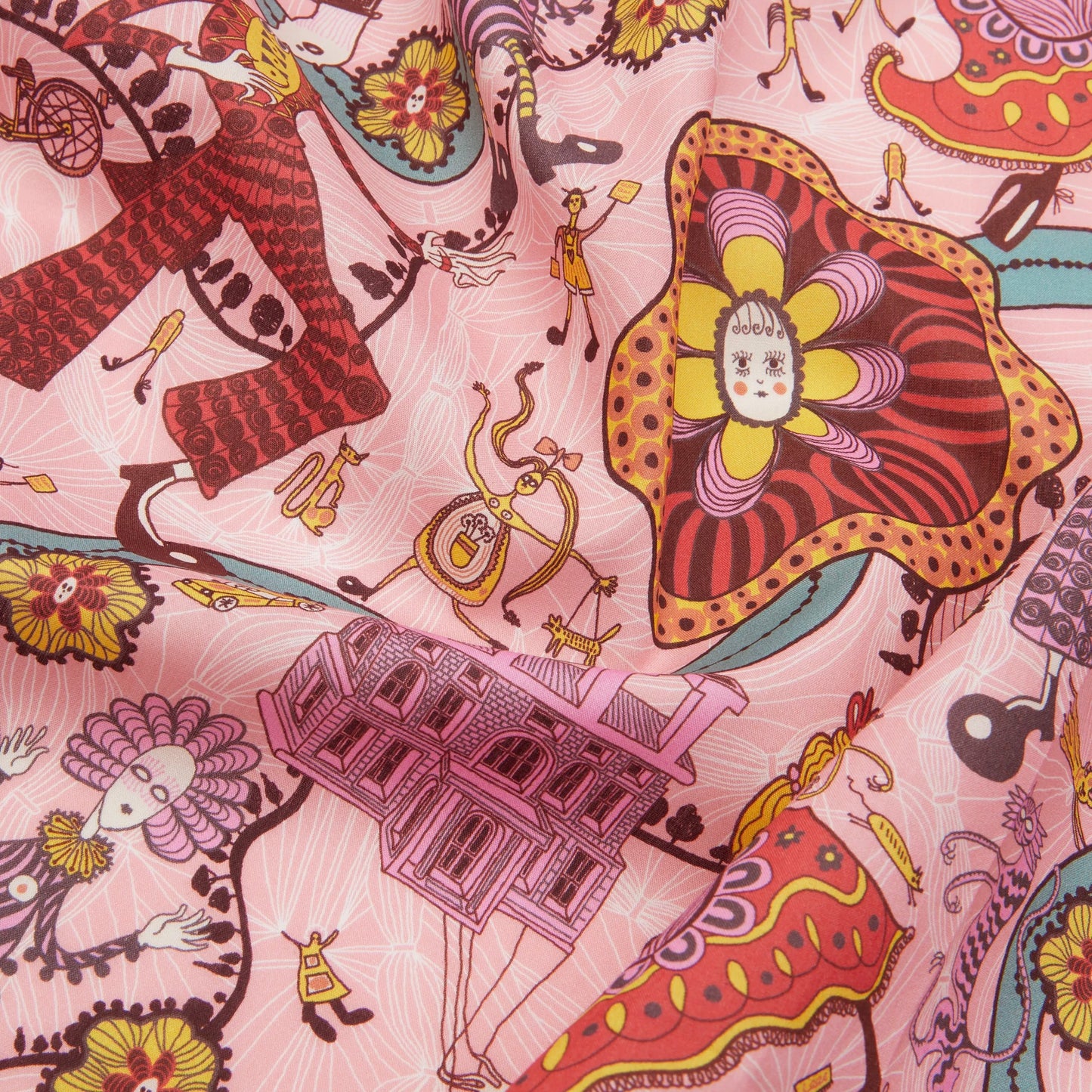 Liberty Fabrics Grayson Perry for Liberty Shirley Smith C Tana Lawn Cotton