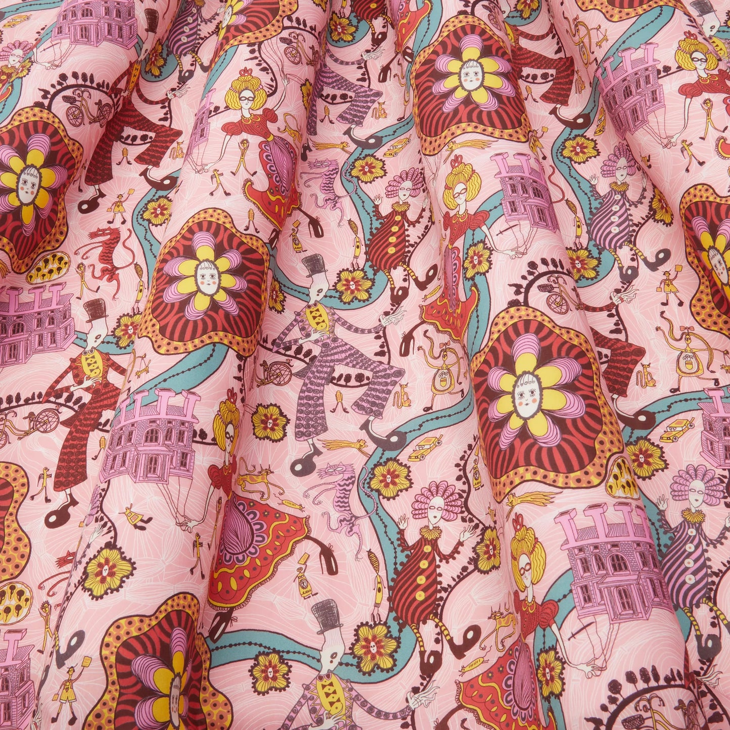 Liberty Fabrics Grayson Perry for Liberty Shirley Smith C Tana Lawn Cotton