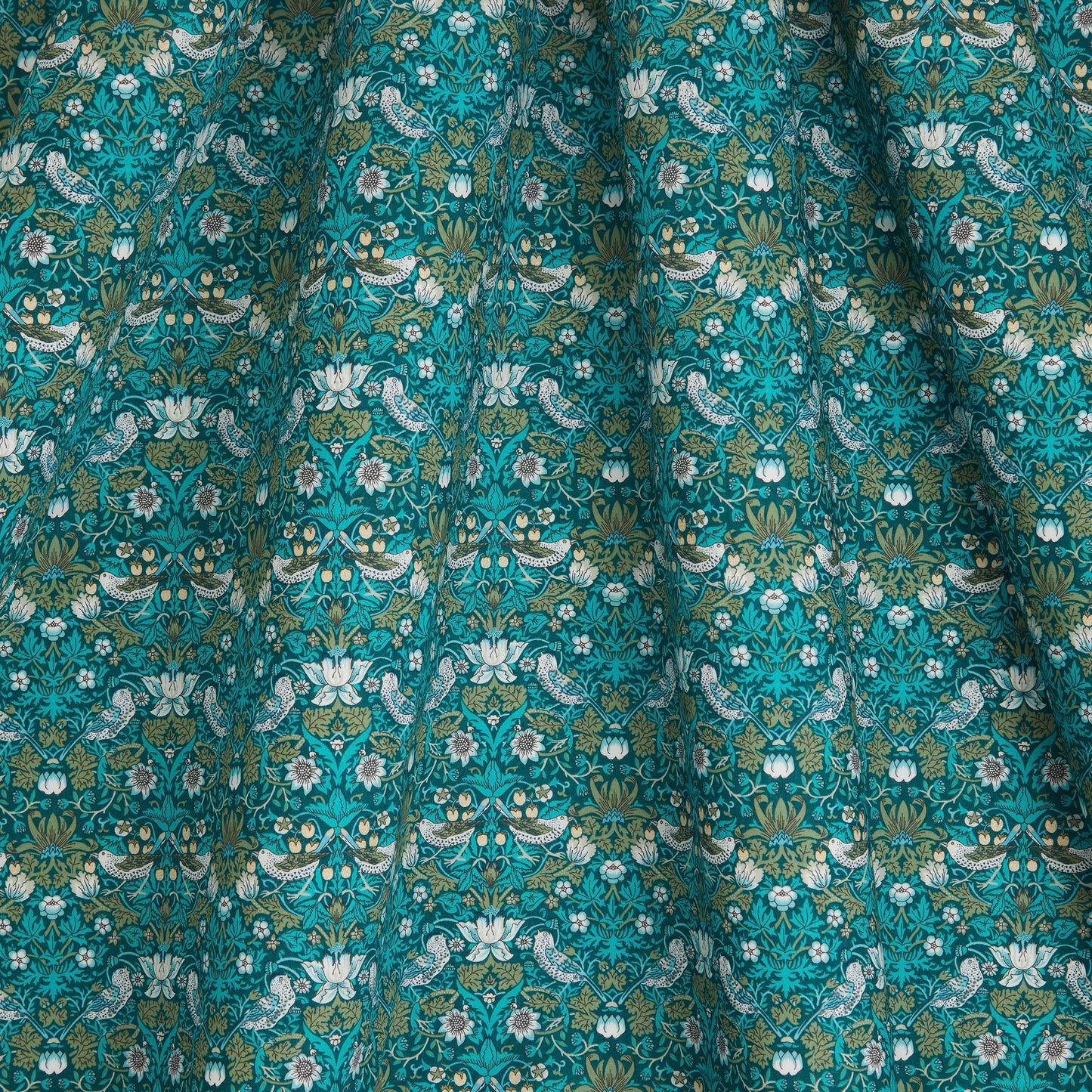 Liberty Fabrics Strawberry Thief T Tana Lawn Cotton (Metallic)