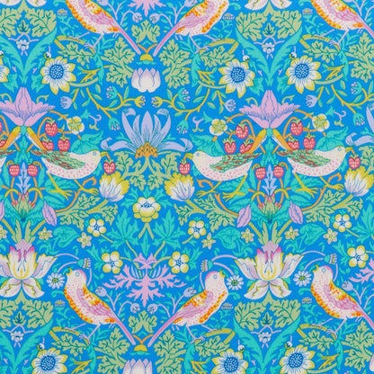 Liberty Fabrics Pencuri Stroberi Satin Sutra D