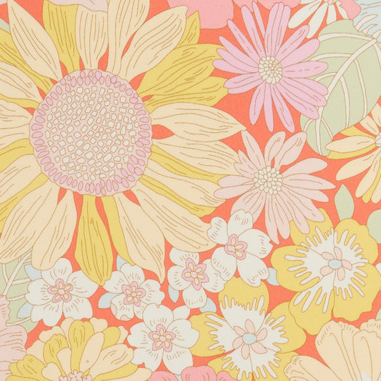 Liberty Fabrics Summers in the Sun B Silk Satin