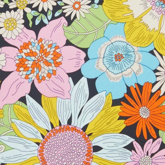 Liberty Fabrics Summers in the Sun C Silk Satin