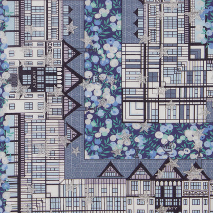 Liberty Fabrics Tudor Berry C Tana Lawn Cotton