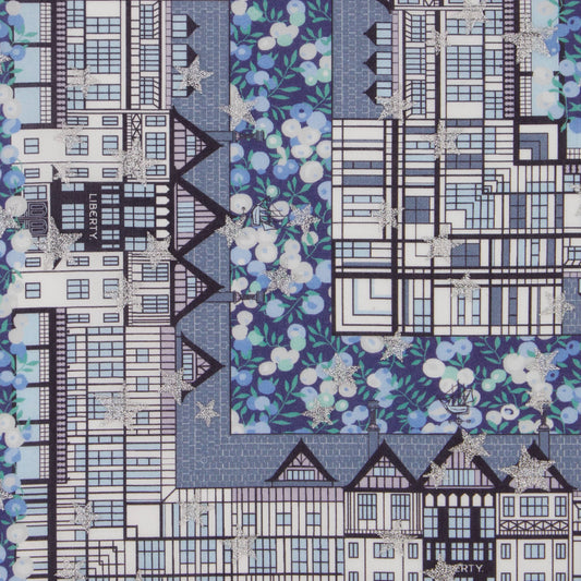 Liberty Fabrics Tudor Berry C Tana Lawn Cotton