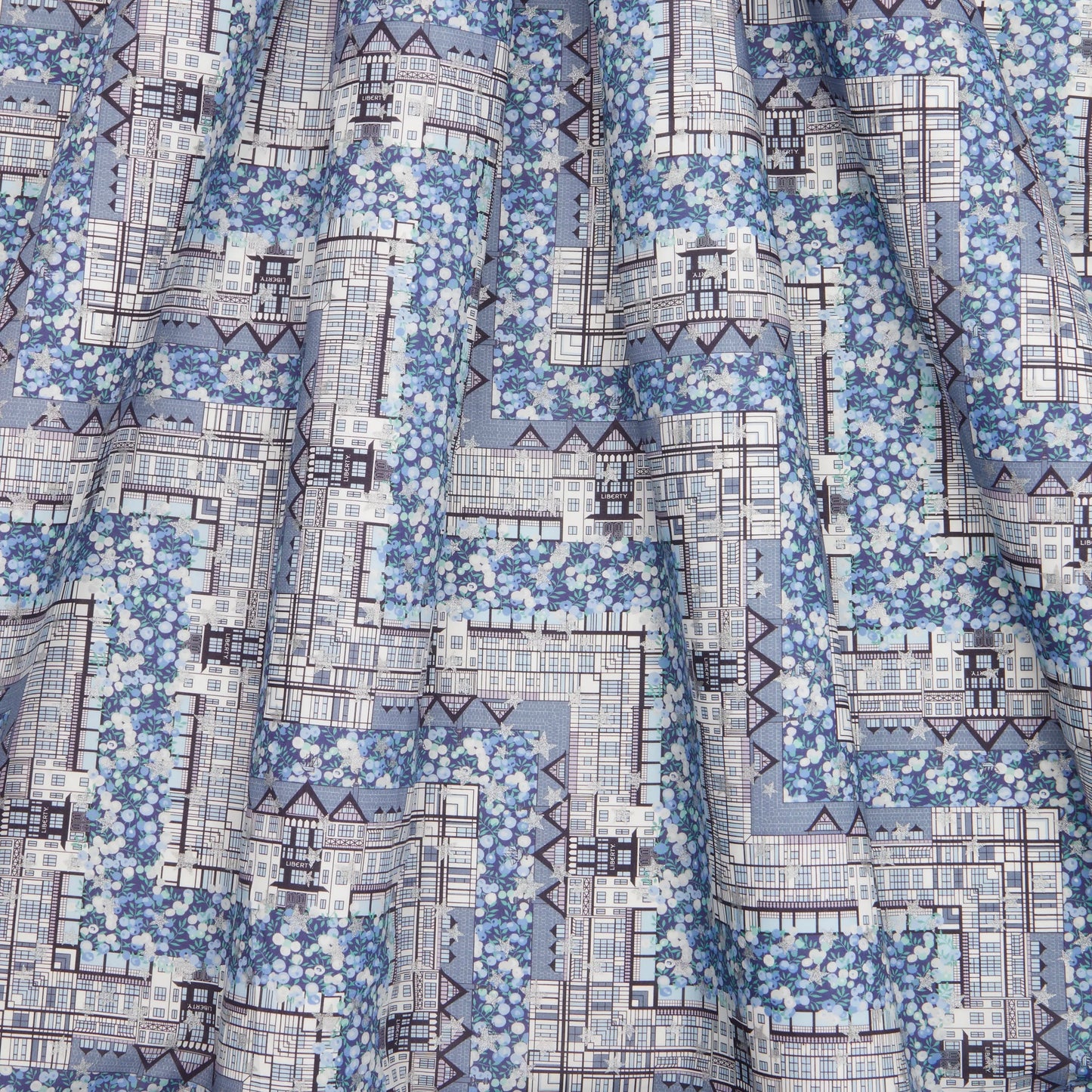Liberty Fabrics Tudor Berry C Tana Lawn Cotton