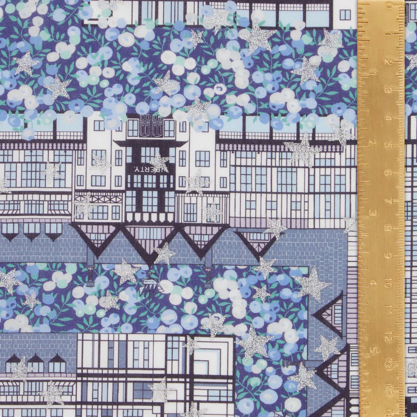 Liberty Fabrics Tudor Berry C Tana Lawn Cotton