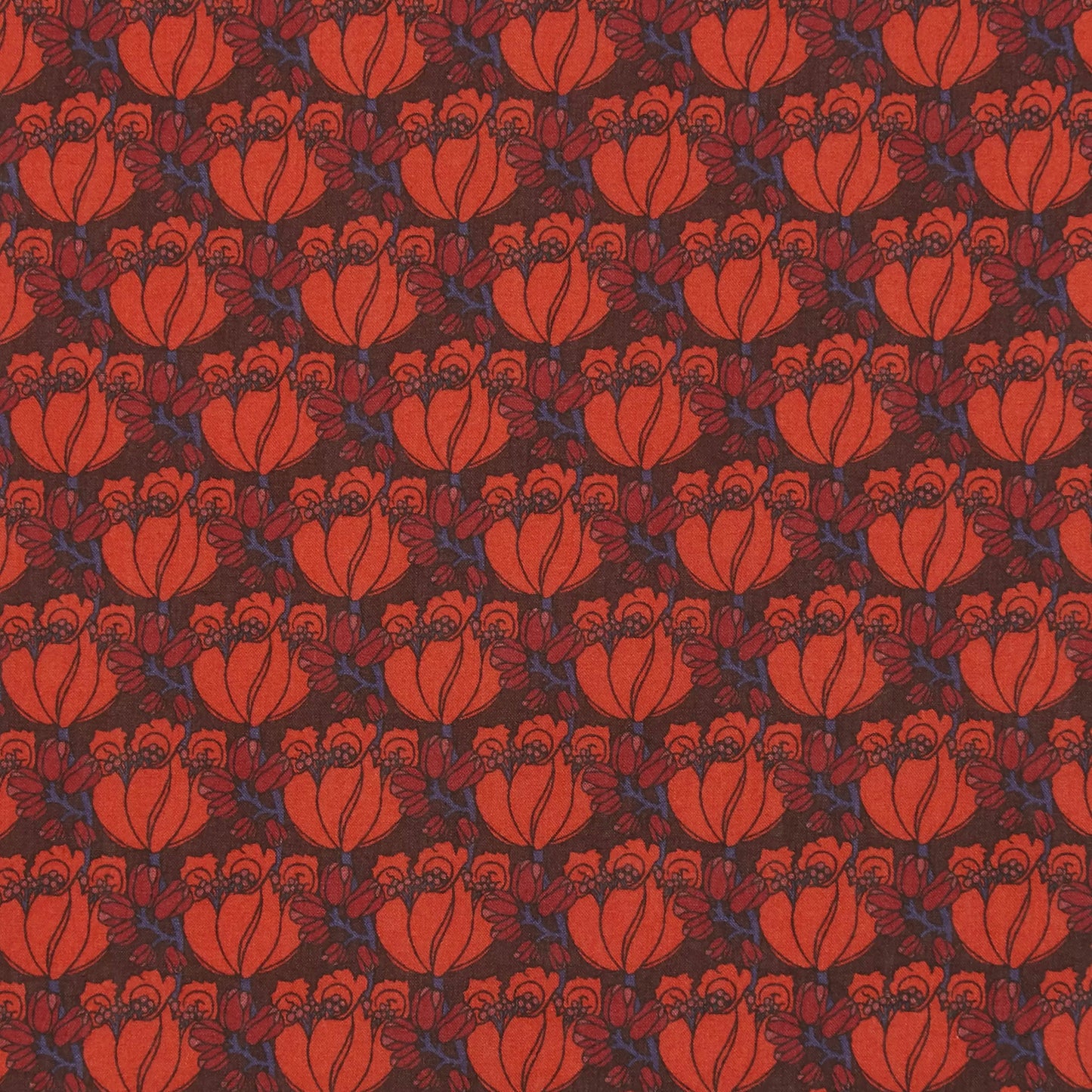 Liberty Fabrics Tudor Tulip C Τάνα γκα&zeta;όν βα&mu;βάκι