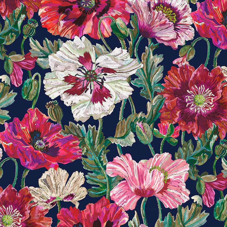 Liberty Fabrics Poppy Amelie A Tana Lawn Cotton