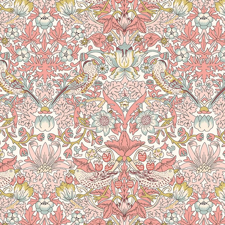 Liberty Fabrics Strawberry Thief Spring C Tana Lawn Cotton