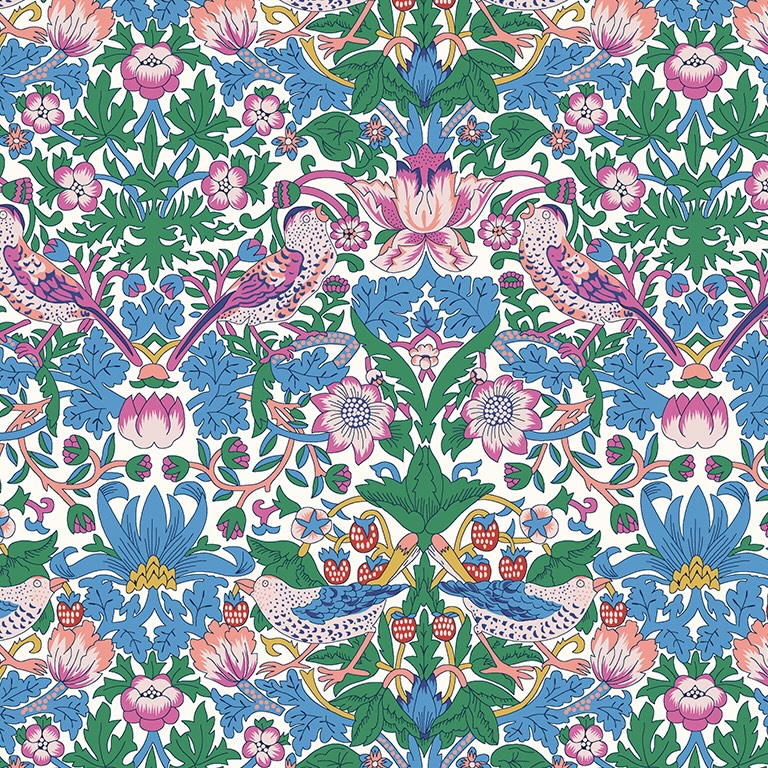 Google Spring Fabric Liberty Fabrics Strawberry Thief Spring F Tana Lawn Cotton – The Little ...