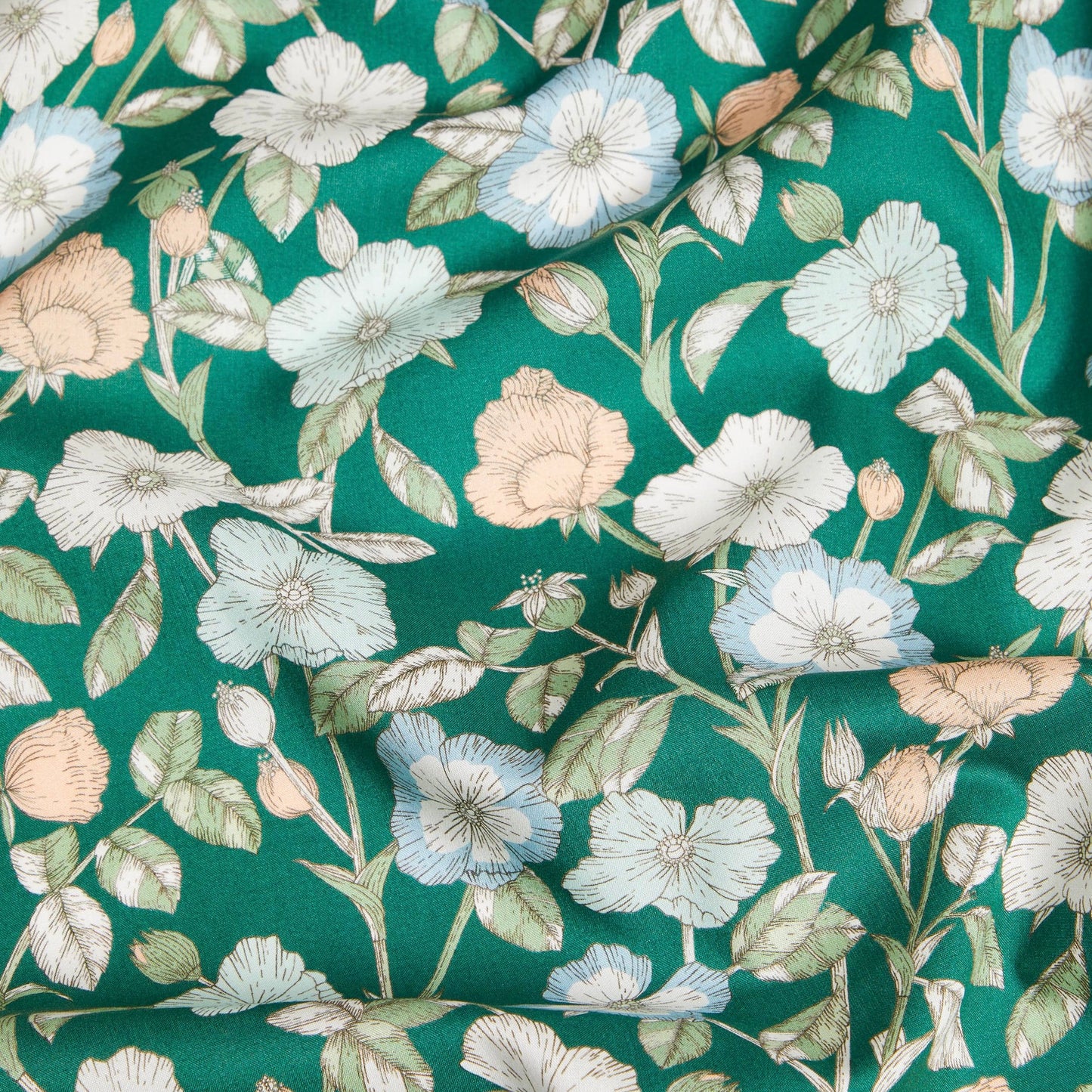 Liberty Fabrics Wild Petals B Organic Tana Lawn Cotton