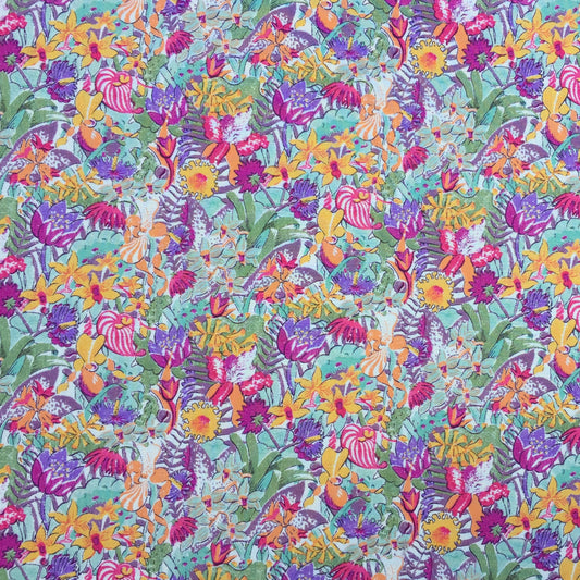 Liberty Fabrics Diane C Tana Bawełna trawnikowa