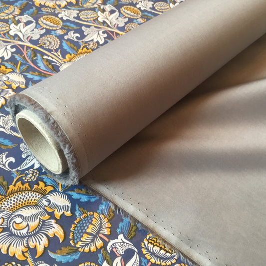 Liberty Fabrics Plain Tana Lawn Cotton Grey