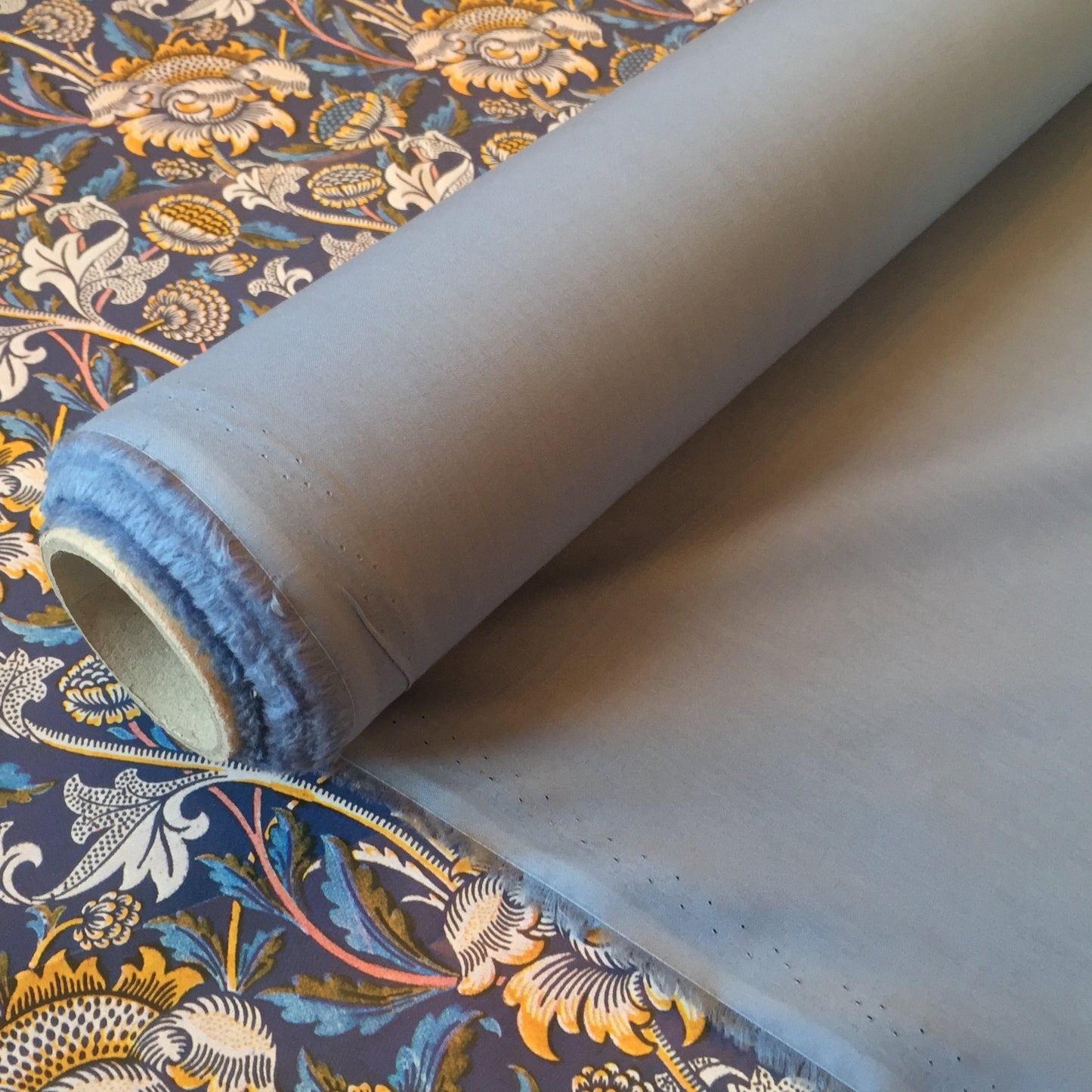 Liberty Fabrics Plain Tana Lawn Cotton Powder Blue