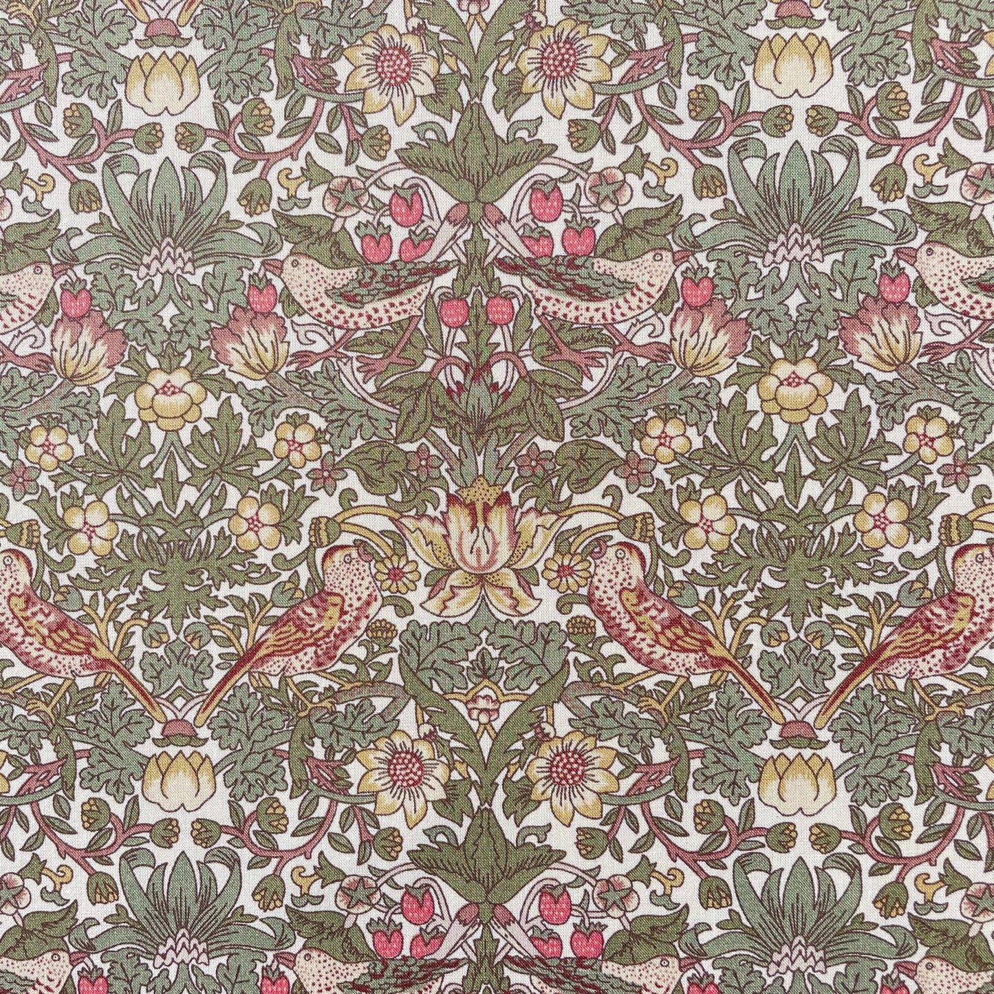 Liberty Fabrics Strawberry Thief Spring B Tana Lawn Cotton