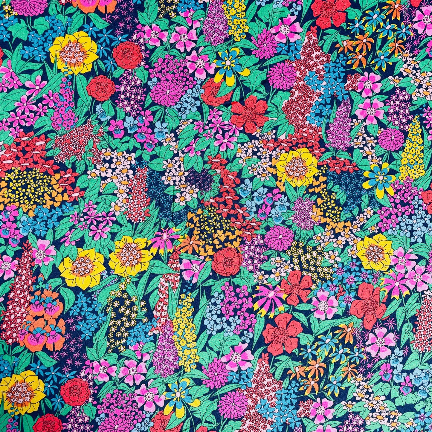 Liberty Fabrics Ciara E Tana Gräsmatta Bomull