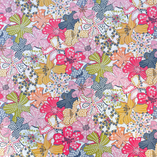 Liberty Fabrics Mauvey A Tana Lawn Cotton